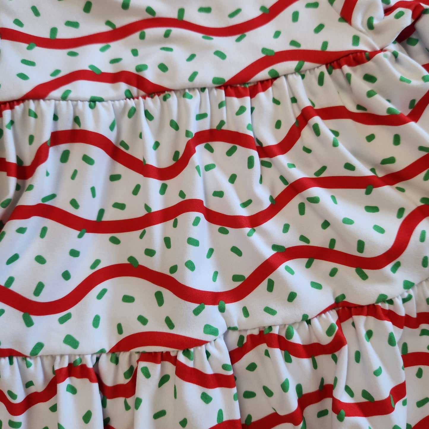 Christmas Snack Cake Tiered Delilah Dress