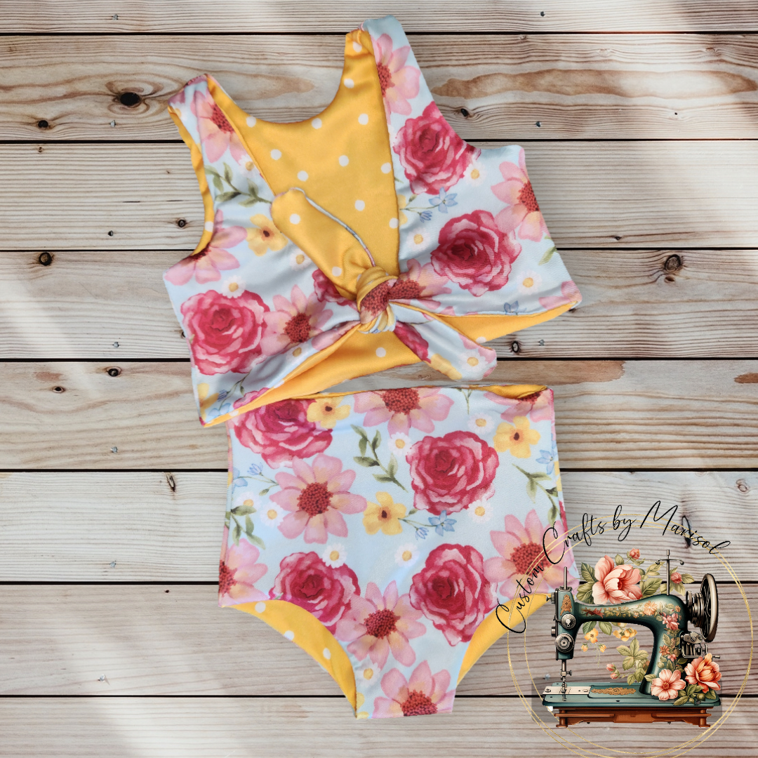 Two Piece Reversible Swimsuit