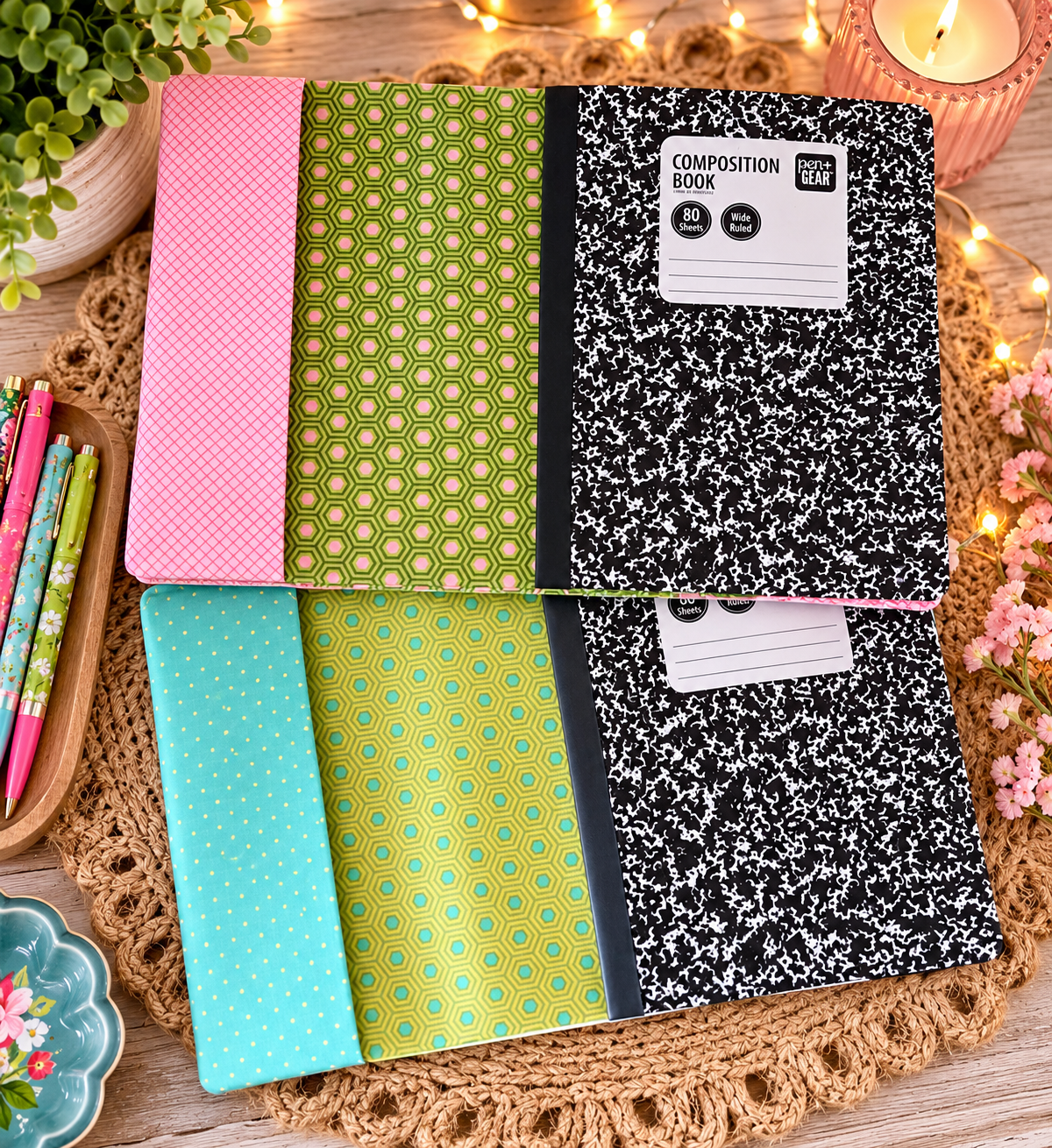 Hootie Patootie by Tula Pink Fabric Notebook Covers