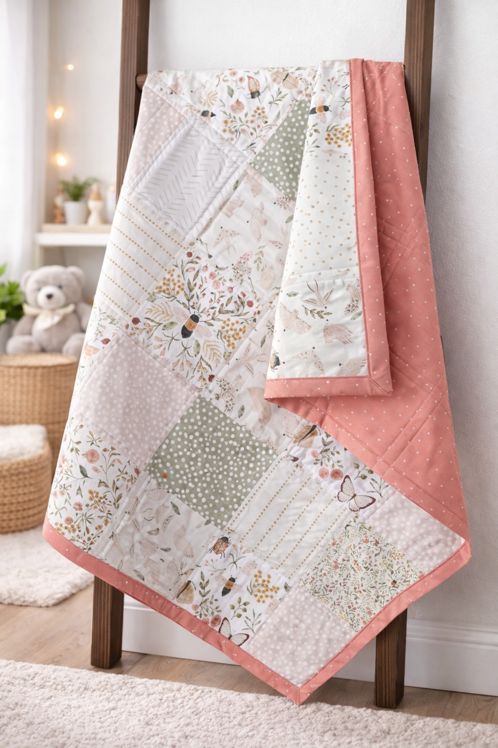 Garden Fairy Baby Quilt