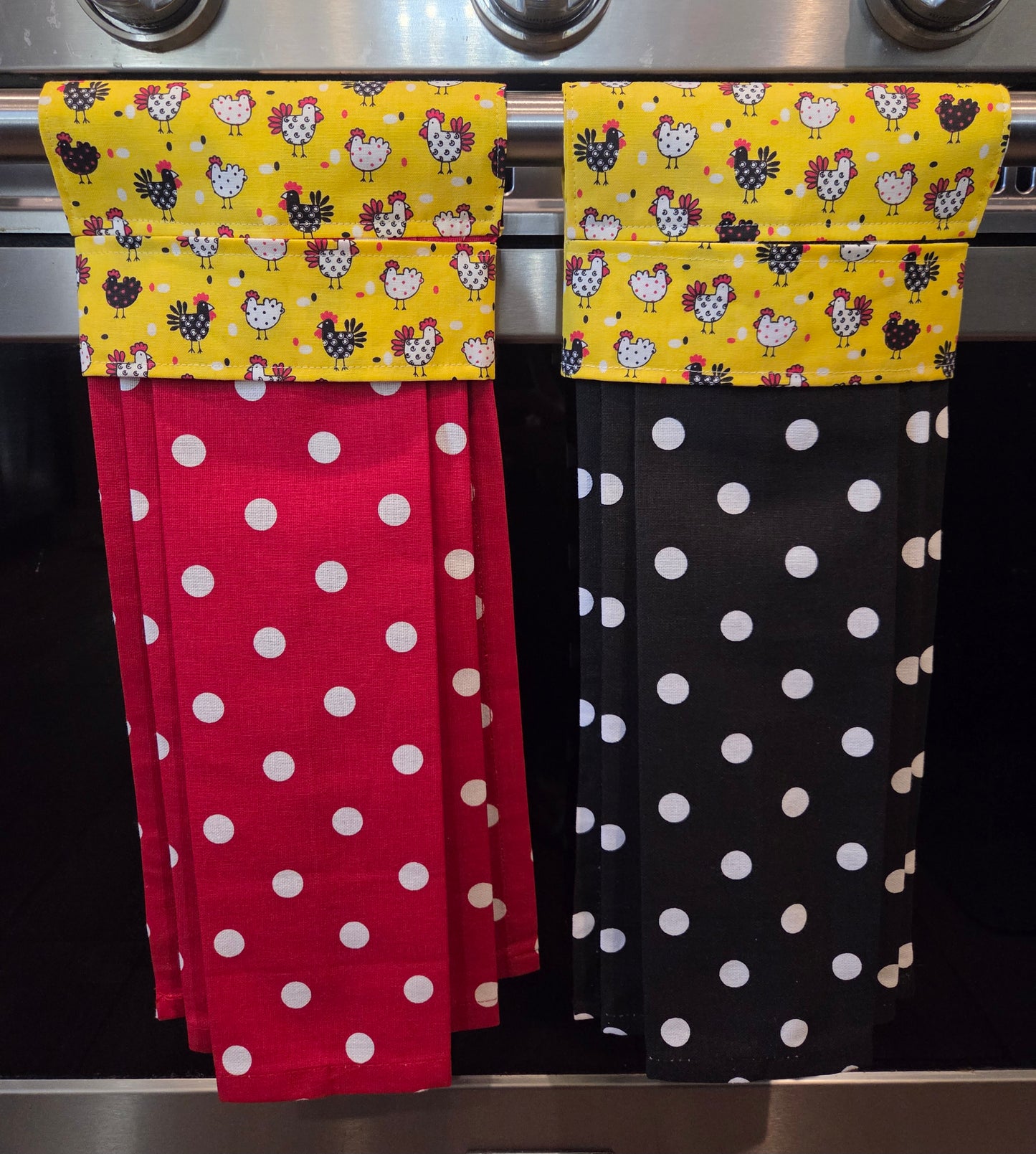 Hanging Kitchen Towels Various Prints
