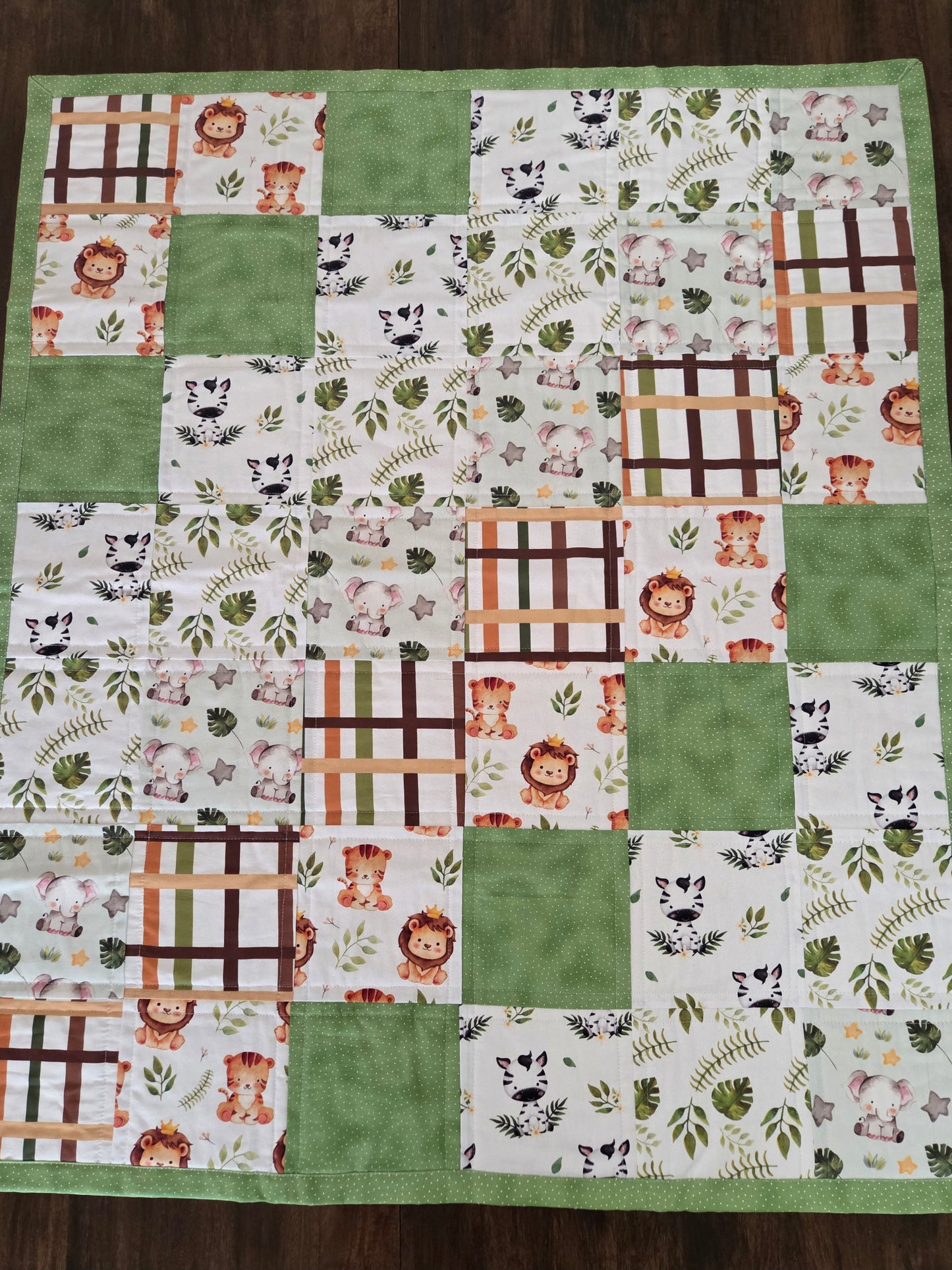Animal Kingdom Baby/Toddler Patchwork Quilt