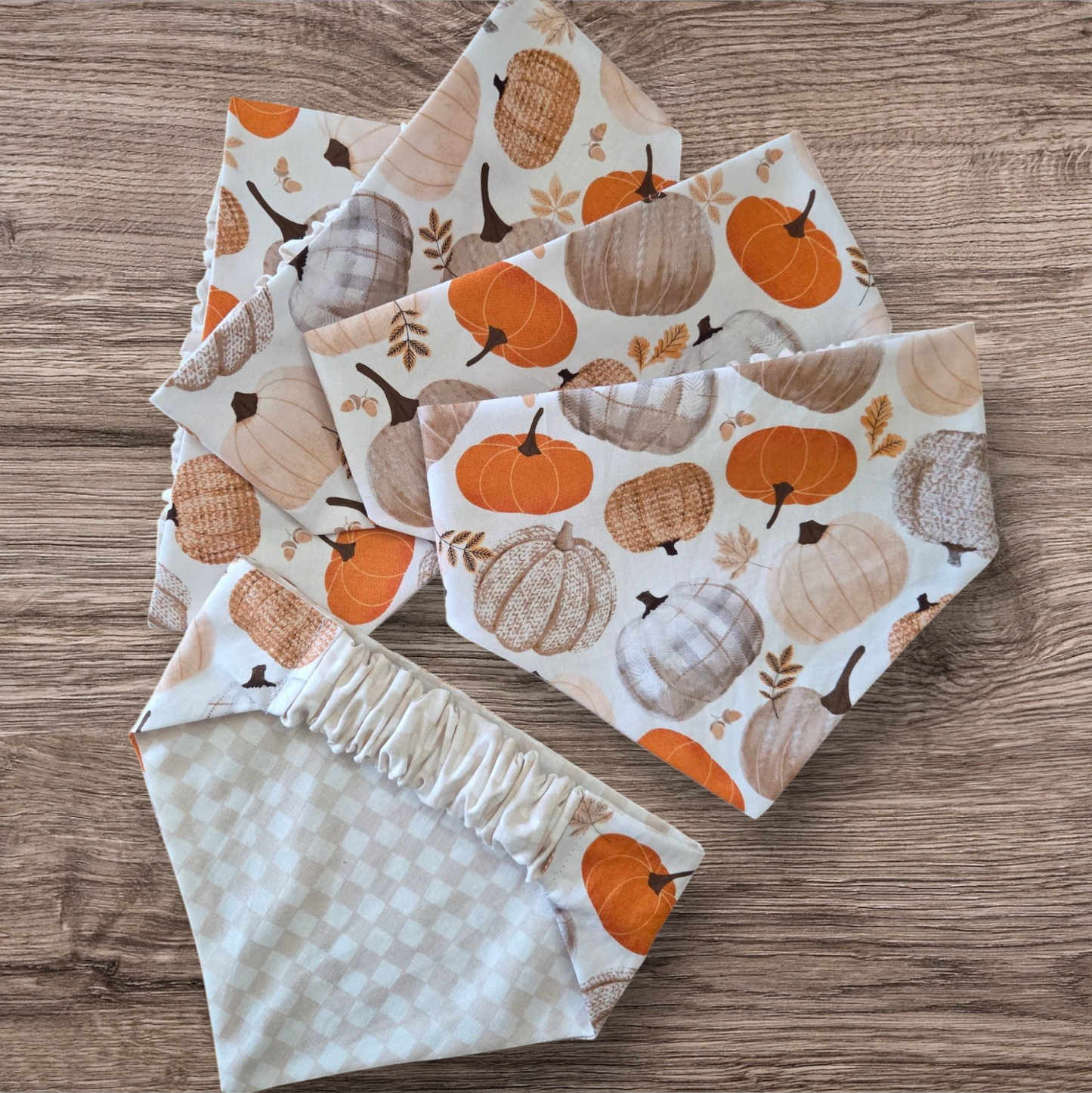 Fall Scrunchie Dog Bandana