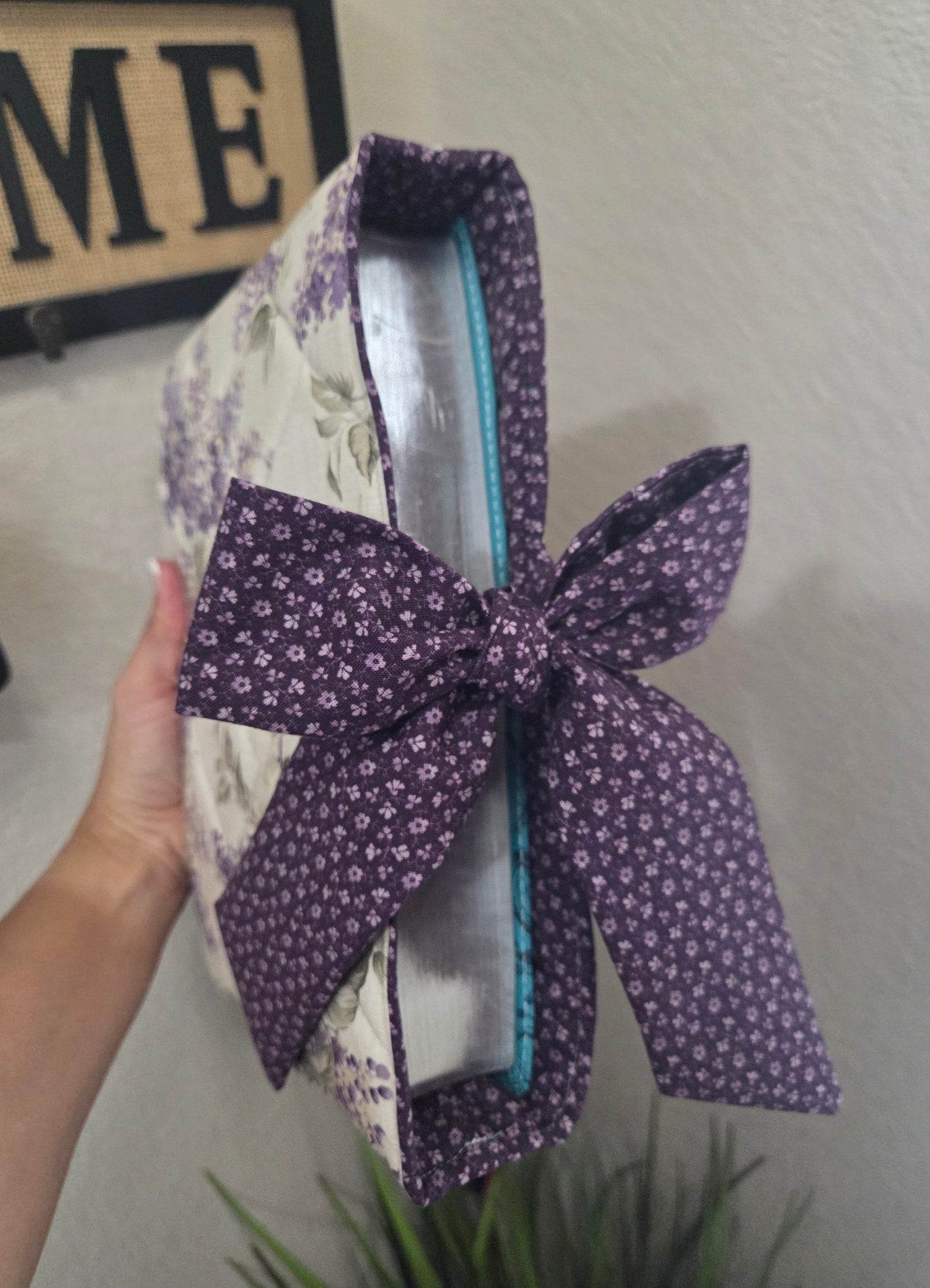 Lavender and Lace Quilted Bible Sleeve