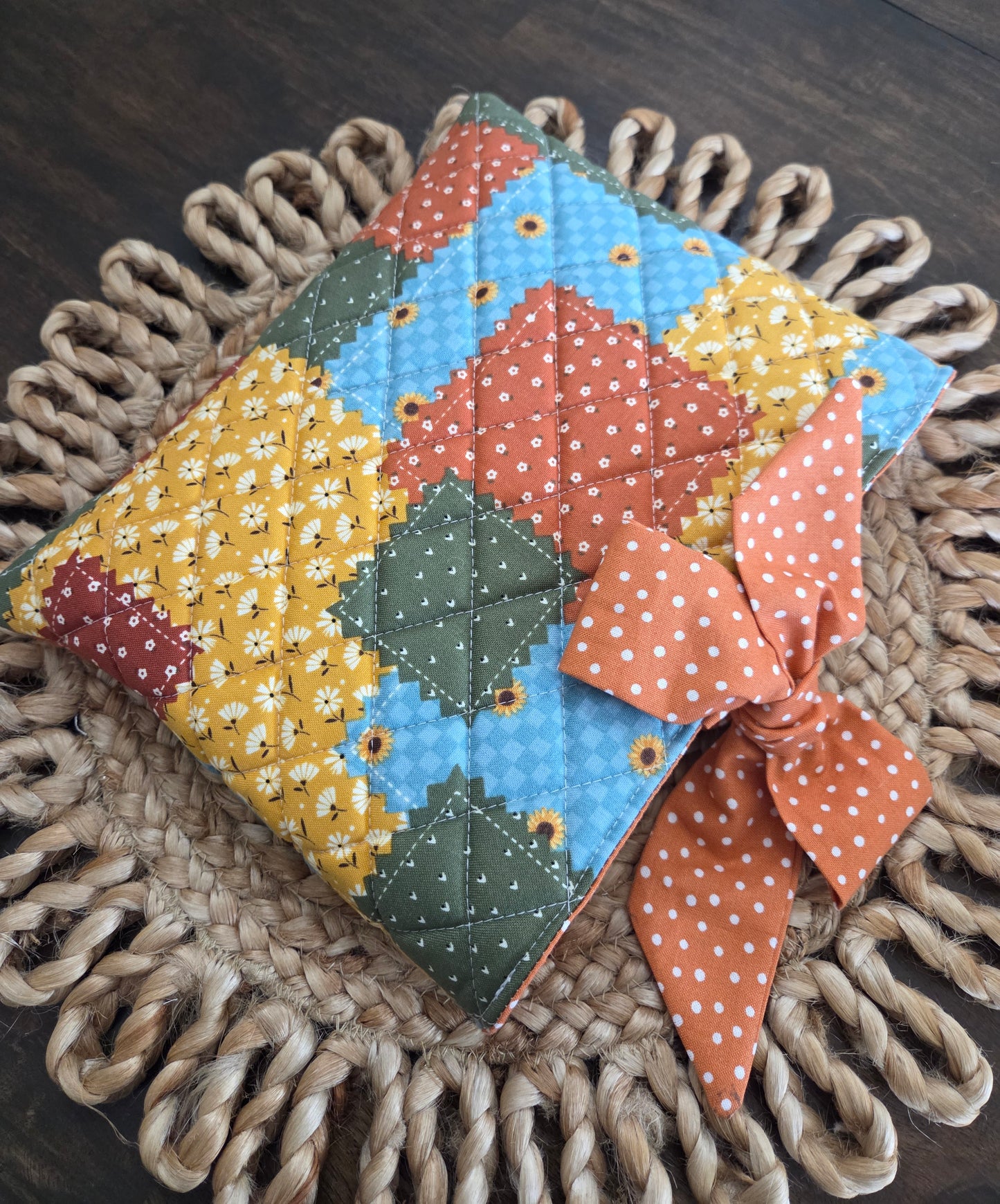 Autumn Patchwork Bible Sleeve