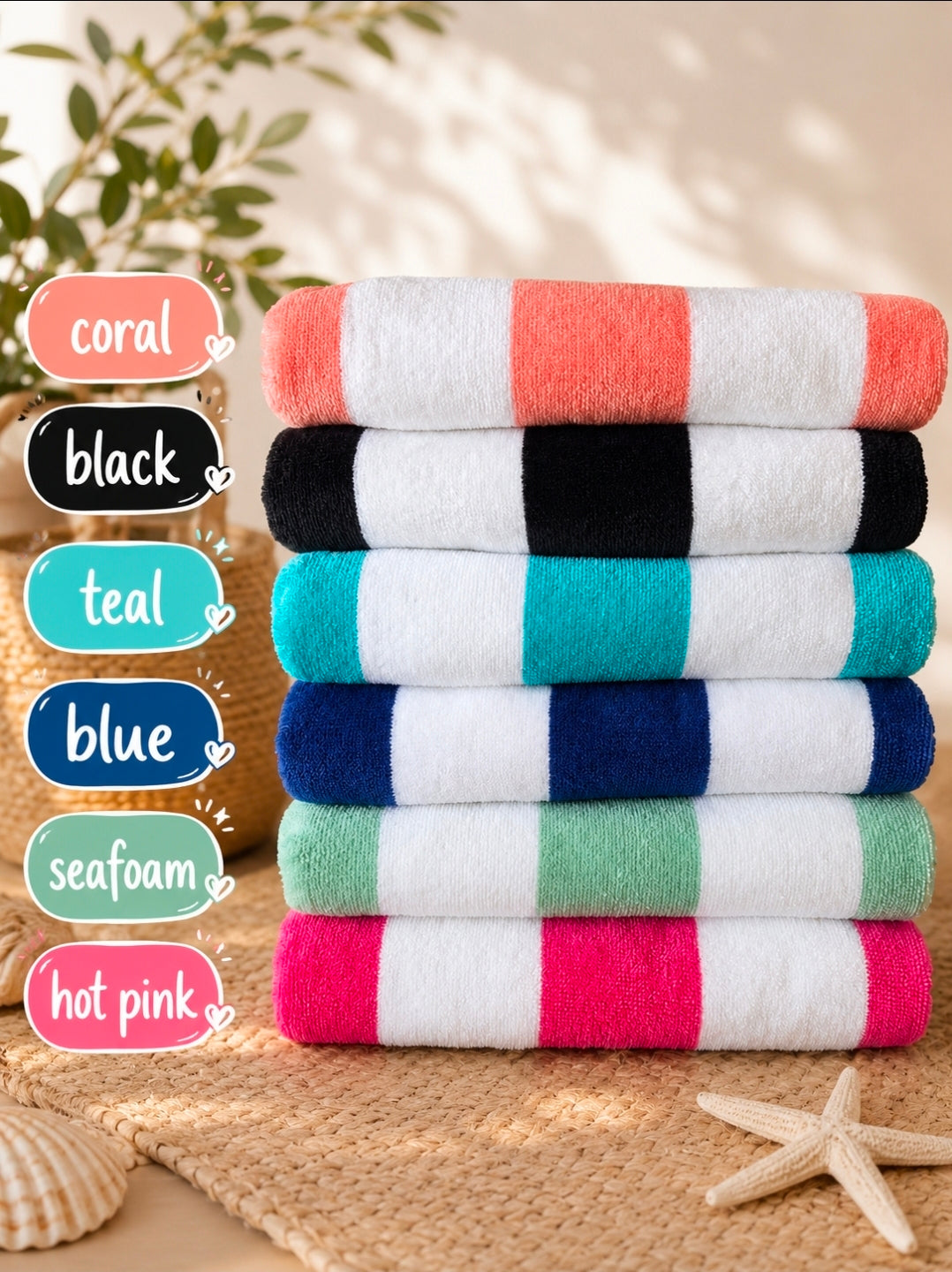 Custom Embroidered Beach Towels