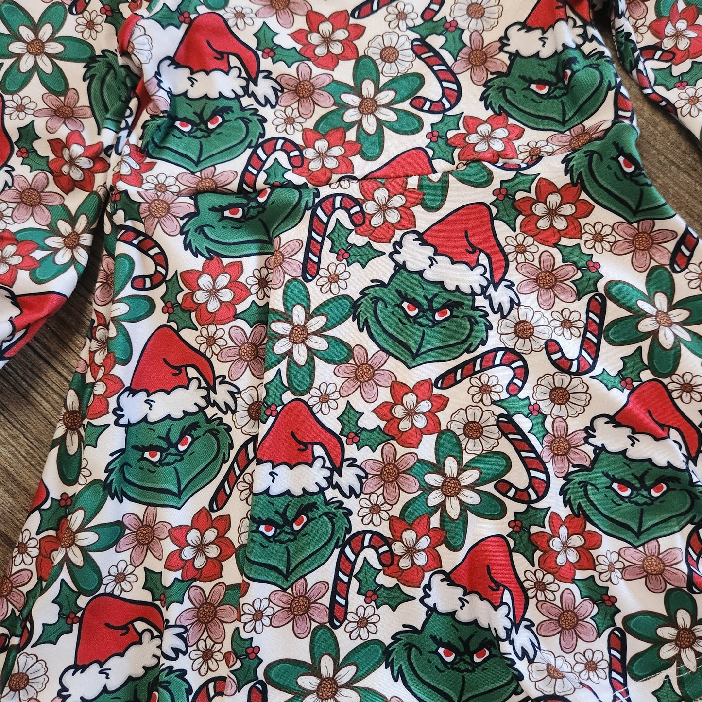 2T Floral Green Guy Galena Dress with Bishop Sleeves
