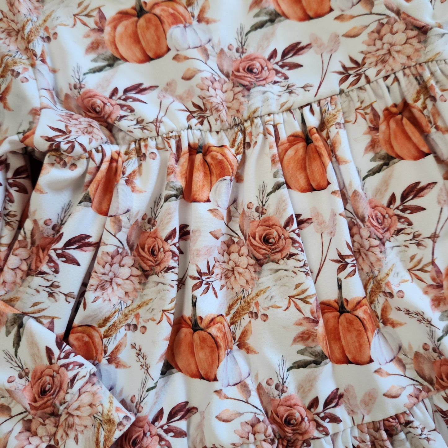 3T Pumpkin Tiered Delilah Dress