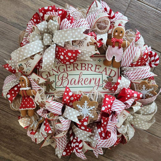 Gingerbread Bakery Wreath