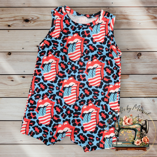 American Pride tank romper