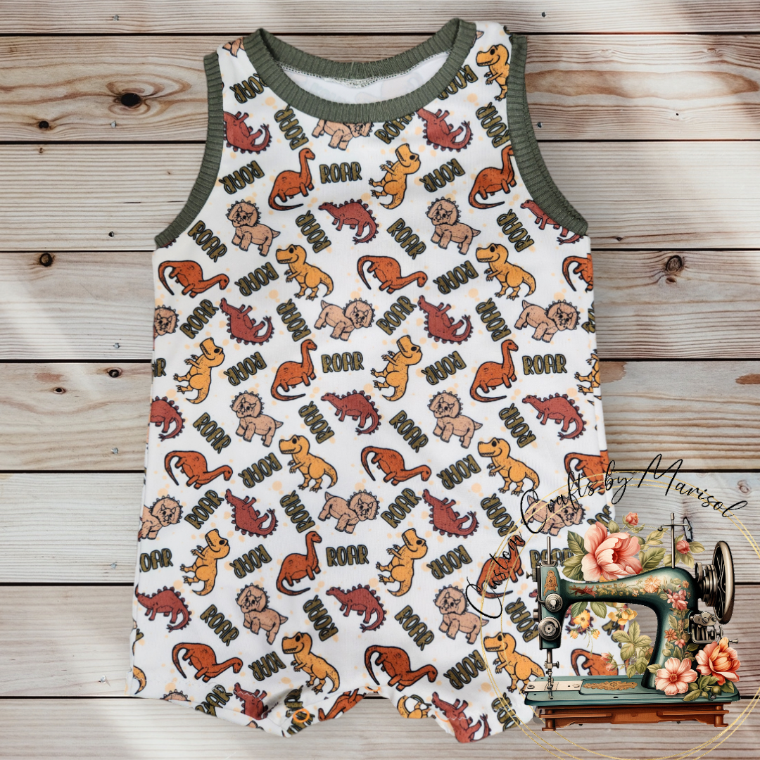 Dinosaurs Tank Romper