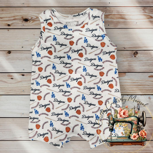 Baseball team tank romper