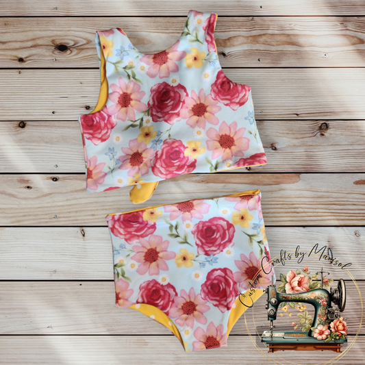 Two Piece Reversible Swimsuit