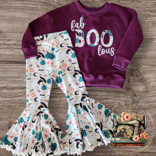 2T Fab-Boo-Lous Bells and Dolman Sweater Top