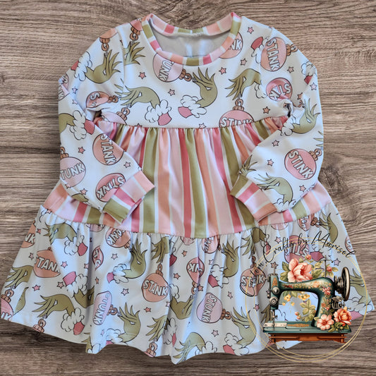 Stink, Stank, Stunk Tiered Delilah Dress