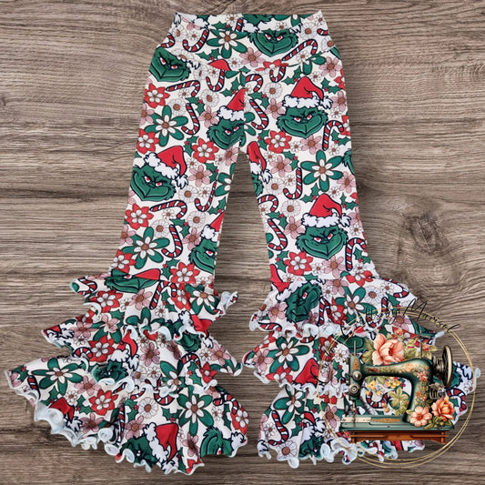 3T Floral Green Guy Boujee Bells