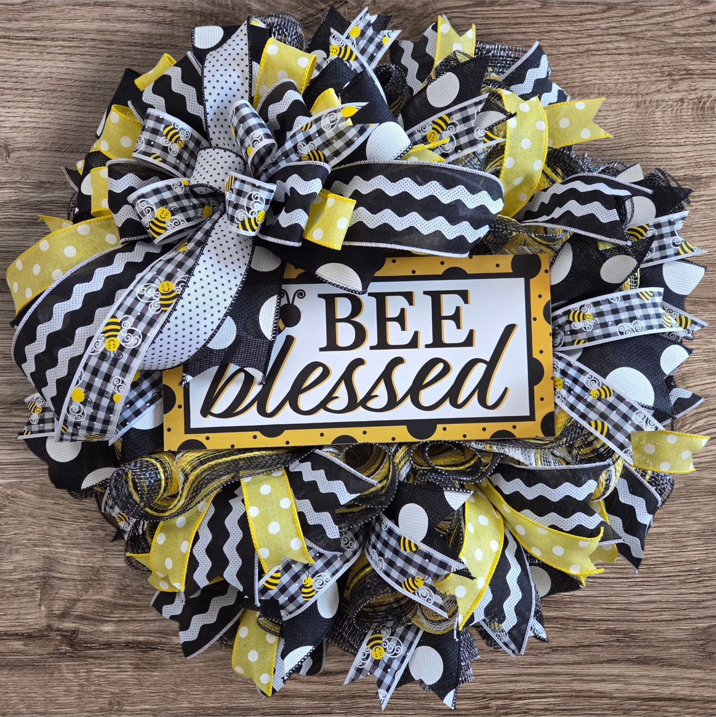 Bee Blessed Wreath