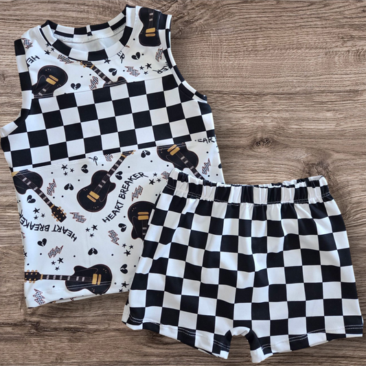 Heartbreaker tank and shorts set 3T