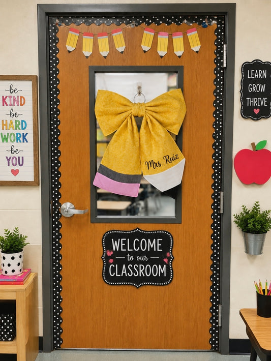 Pencil Bow Door Hanger
