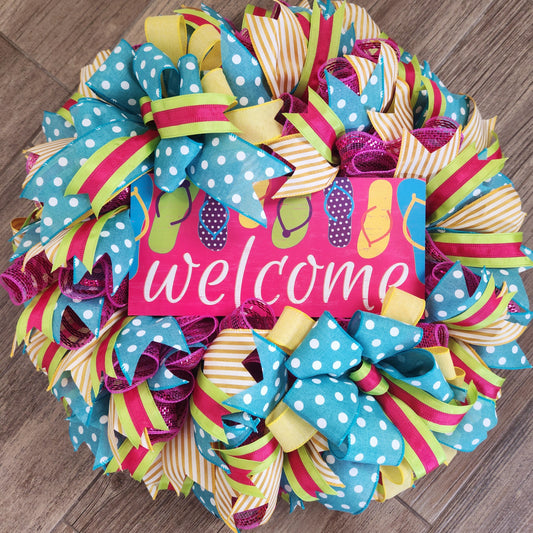 Flip Flop Summer Wreath