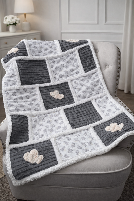 Elephant Baby Rag Quilt