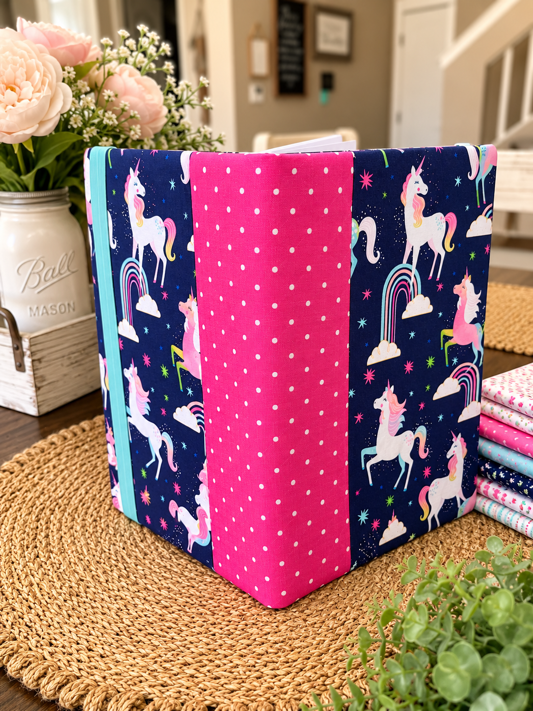 Various Prints Fabric Notebook Covers