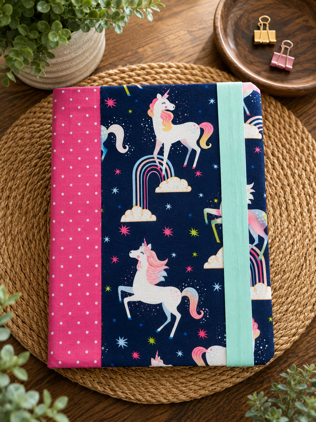 Various Prints Fabric Notebook Covers